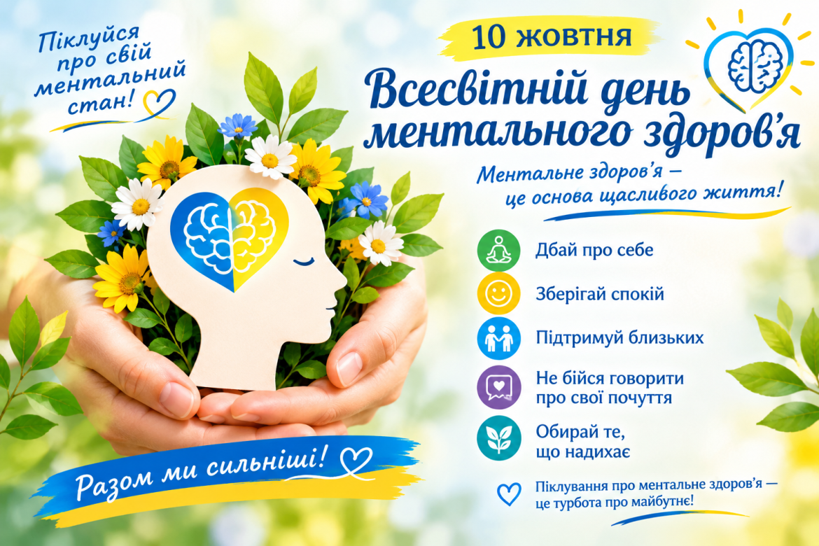 Всесвітній день ментального здоров’я 2026